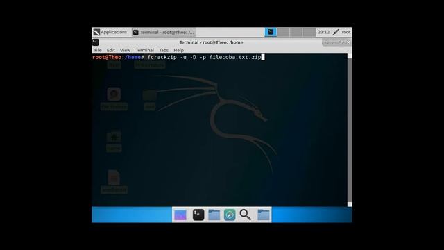 Bruteforce file .zip di kali linux