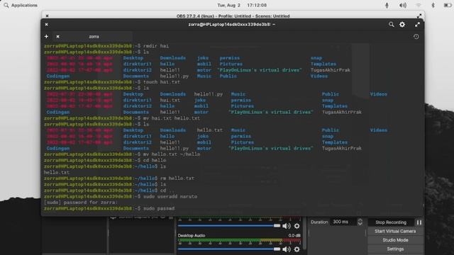 Command Linux Elementary OS [Tugas Akhir]