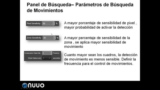 9  Titan NVR : Panel de Lista de Eventos & Panel de Busqueda