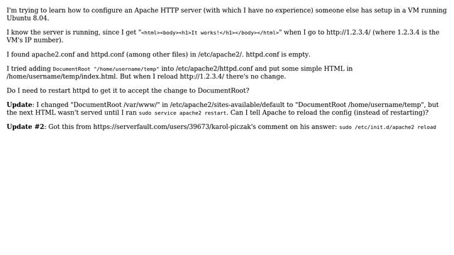DevOps & SysAdmins: How do I change the document root of a Linux Apache server? (2 Solutions!!)