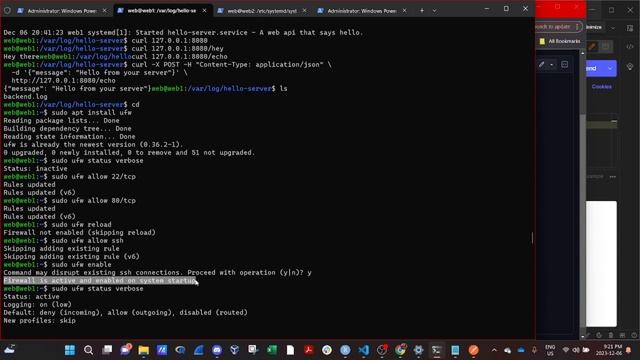 Linux Assignment 3 Part 2 - Proxy server, Firewall and Load Balancer