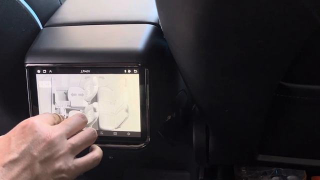 Tesla Model 3 and Model Y Rear monitor with Android function with air conditioning control function