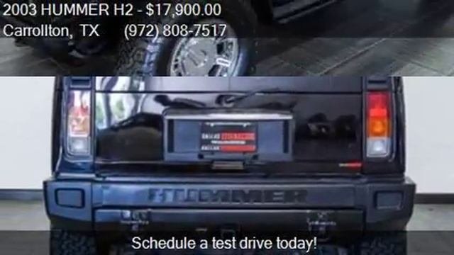 2003 HUMMER H2 Sport Utility For Sale In Carrollton, TX 7500