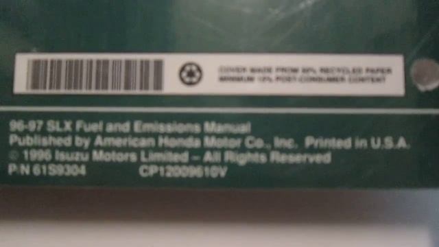 www.Carboagez.com 1997 Acura SLX Service Repair Shop Manual Set