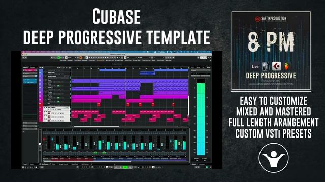 8 PM - Cubase Deep Progressive Template
