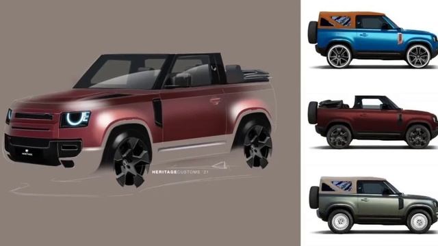 Heritage Customs Will Build Five Land Rover Defender Convertibles For $160k Each