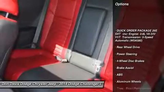 2014 DODGE CHALLENGER Arlington, TX E25433