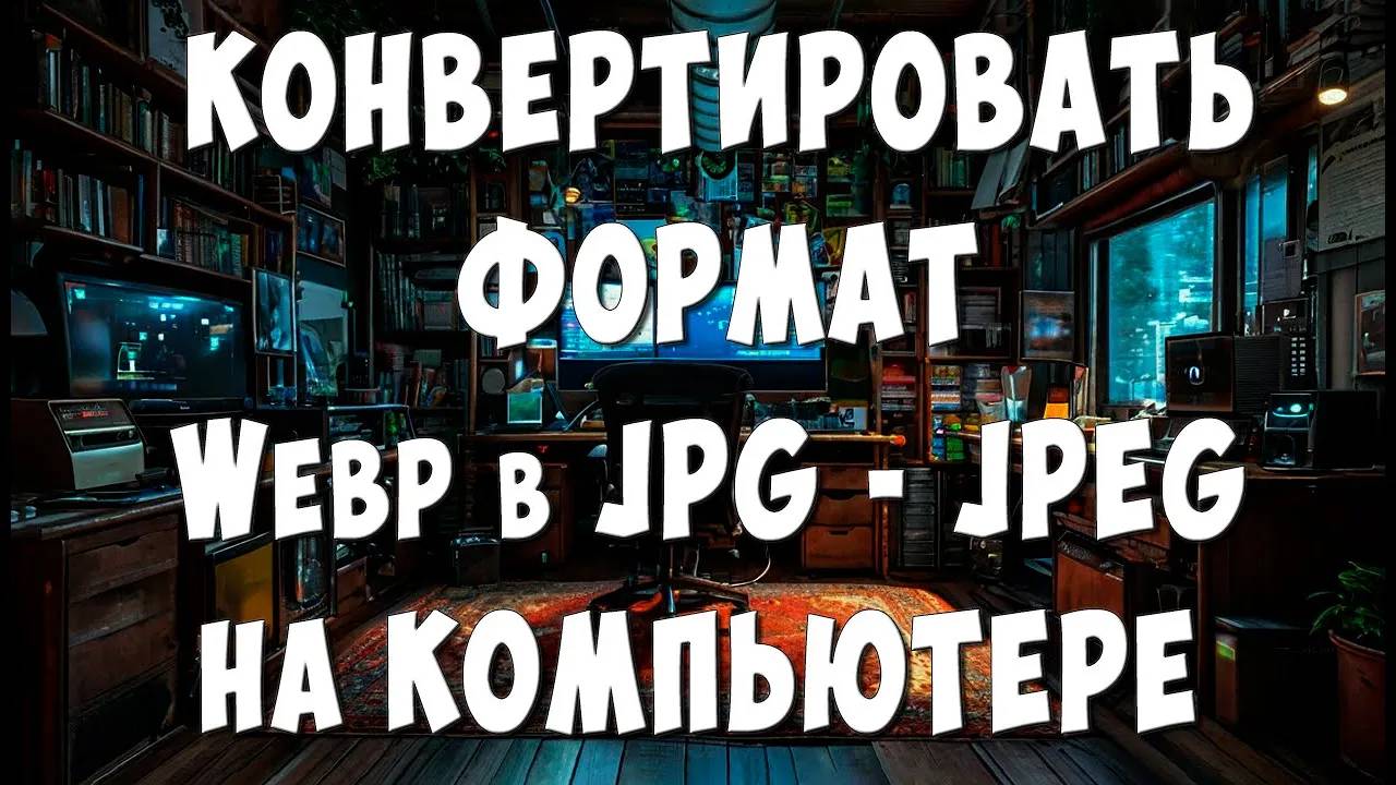 Как Конвертировать Изображение Webp в JPG или JPEG на Компьютере. Перевести Фото Формата Webp в JPG