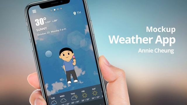 Weather App Mockup