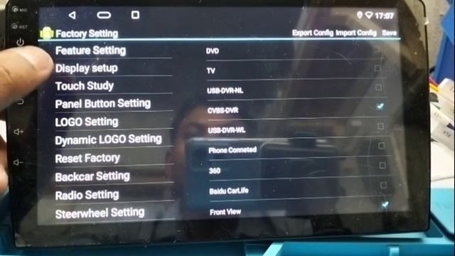 Panel key setting in Android Car player. Panel key not working in Android Car player. How remap it.