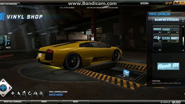 Need For Speed: World: Lamborghini Vinyl work