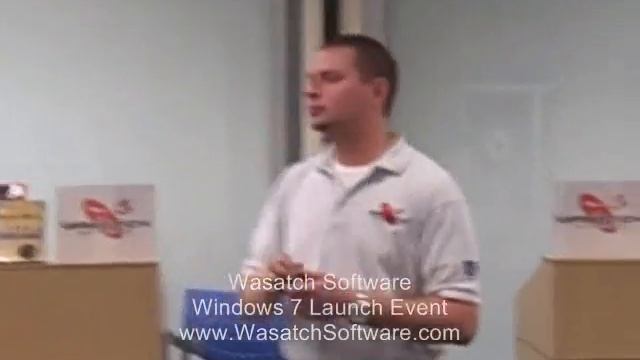 Wasatch Software and Microsoft- Windows 7 Launch (Part 5 of 6)