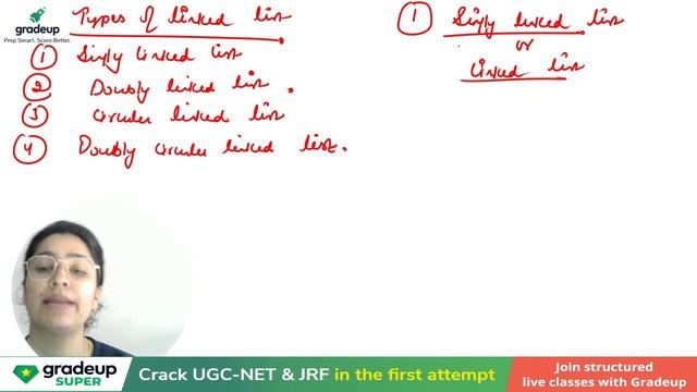 Computer Science : Linked List | Computer Science | UGC NET | Gradeup | Puneet Kaur