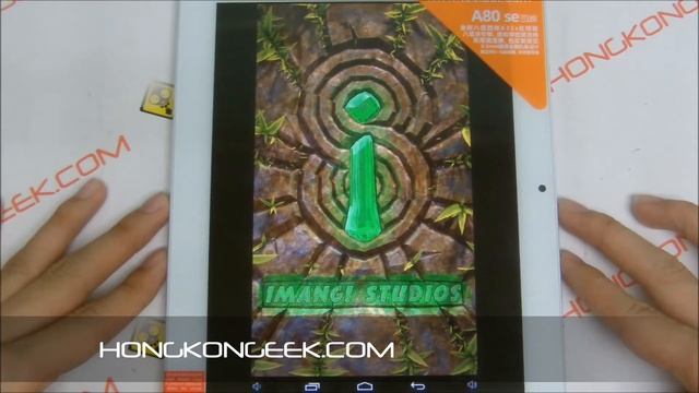 - UNBOXING AND TEST - TACTILE TABLET TECLAST A80SE ANDROID 4.2 512MB/8GB
