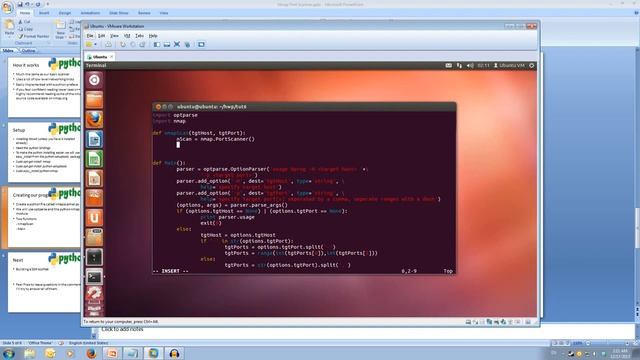 How to Become a Hacker Using Python @Aryafaujdar  NMAP Port Scanner