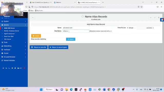 INSTALASI DNS SERVER LINUX UBUNTU MENGGUNAKAN EVE-NG