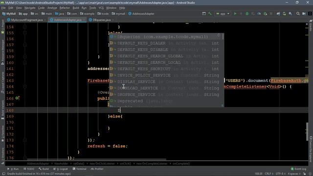 How to make an e-commerce android app?(Part-99)| Remove Addresses | Hindi Tutorial 2019