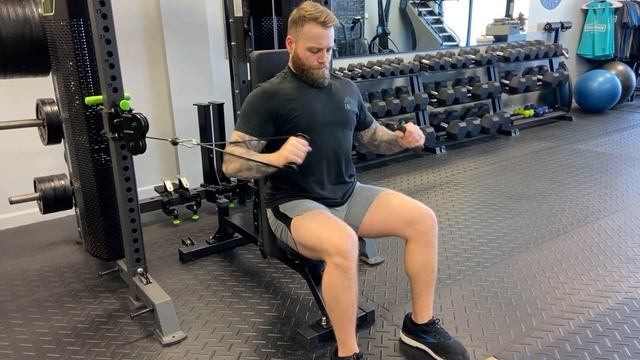 Cable Seated Chest Press