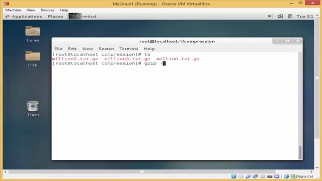 Lession 3: Linux Command Line - Video 14: File Compression Using Gzip , Bzip2