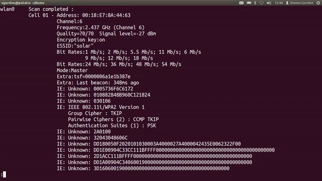 Wireless LAN Managing in Linux on Command Line