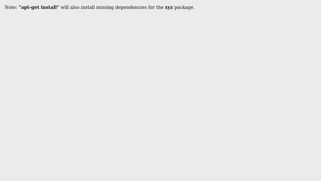 "sudo apt-get install xyz" command (6 Solutions!!)