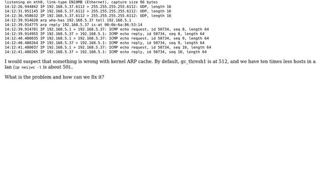 DevOps & SysAdmins: Linux is not sending arp request (2 Solutions!!)