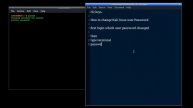how to change user password in kali linux