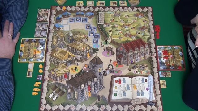 437 Летопись I Играем в настольную игру. Village board game.