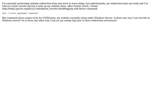 DevOps & SysAdmins: How to run command tail -f error_log?
