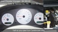 2002 Chrysler Voyager Base 4dr Minivan for sale in KNOX, PA