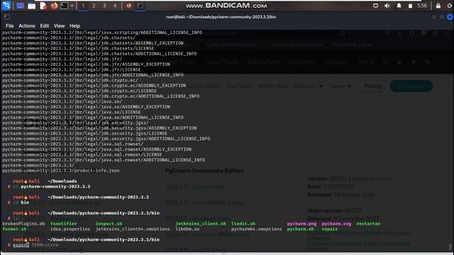 Install Pycharm on Kali Linux | Pycharm | Python | Kidnapshadow #pycharm