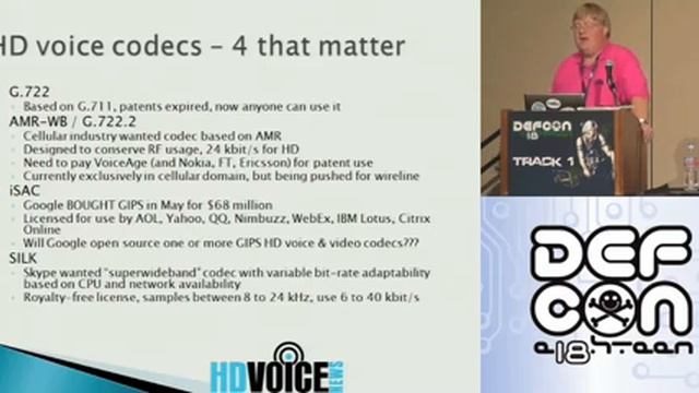Defcon 18 - HD Voice - Dough Mohney