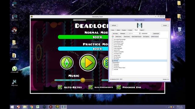 COMO DESCARGAR MEGA HACK V5.4  (GEOMETRY DASH)