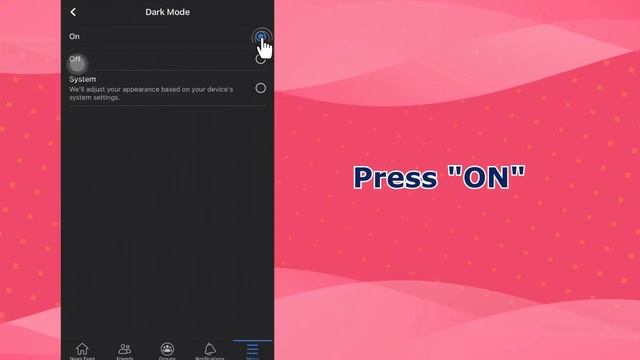 How to TURN ON DARK MODE IN FACEBOOK (iOS)