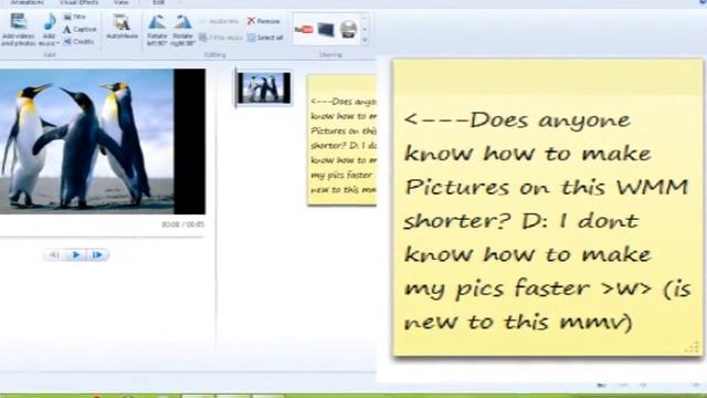 Help with Windows Live Movie Maker ;^;