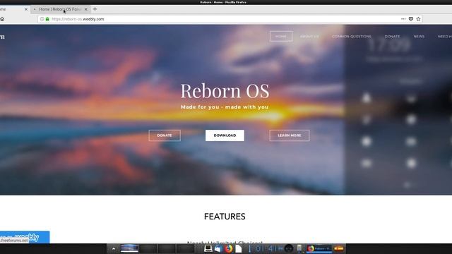 Reborn OS Enlightenment Desktop T2609 Spanish