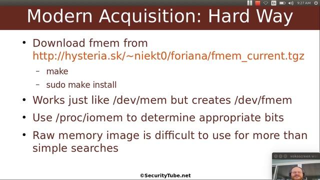015 Live analysis part2 memory acquisition basics