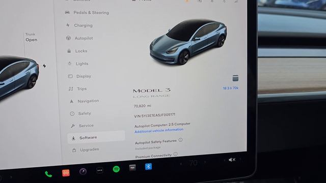 2018 Tesla Model 3 Long Range EV 70,000 miles