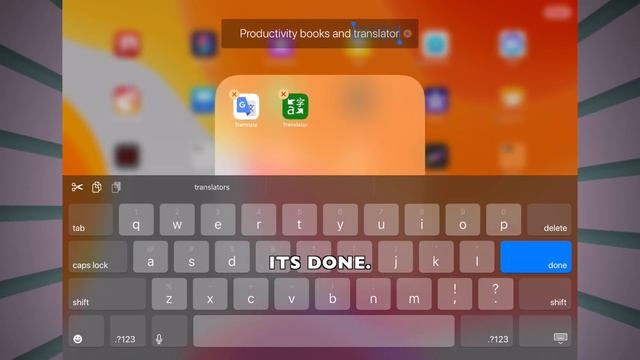 HOW TO RENAME FOLDER IN IPADOS 13.6 (IPAD)