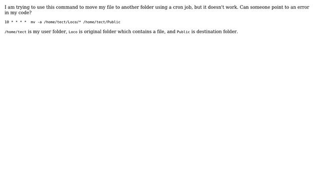 Unix & Linux: Why is my crontab not working, and how can I troubleshoot it? (2 Solutions!!)