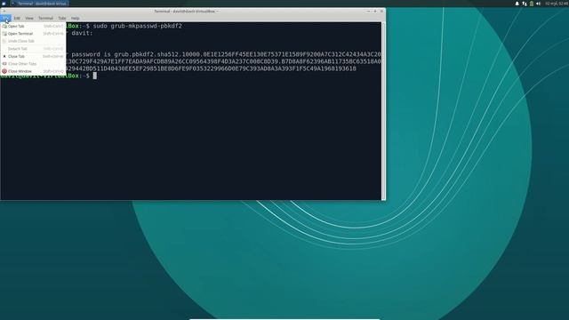 Linux. GRUB. პასვორდის დადება სუპერმომხმარებლისთვის || Set password for superuser