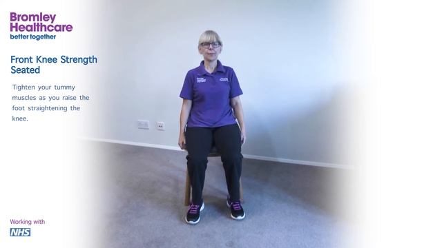 Falls and Fracture Prevention - Front Knee Strength Seated