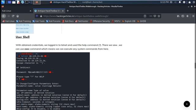 Antique HackTheBox Walkthrough 2023