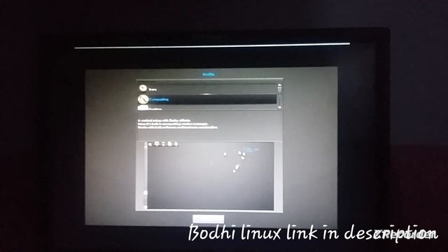 Bodhi linux in VMware link in descriptoin
