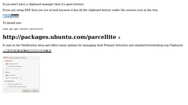 Unix & Linux: Where to find clipboard history Ubuntu 14.04 (2 Solutions!!)