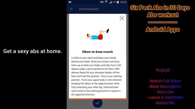 🔴✅ six PACK abs in 30 DAYS  - ABS WORKOUT #1 ✅ ( best android apps )