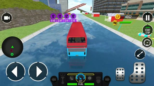 River Coach Bus Simulator Game 2021 | Water Bus Game Drive – Android Gameplay