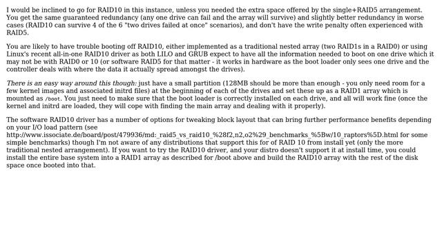 Software RAID 10 on Linux (3 Solutions!!)