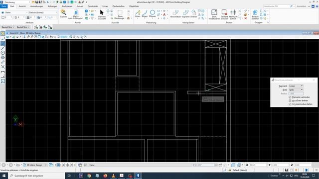 Bentley Design Builder 2D-Erdgeschoss