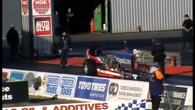 Laura Turburville in the True Blood Dragster. Festival of Power 2014